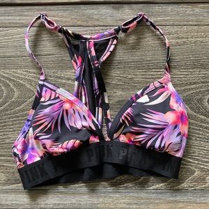 Racer back sports bra